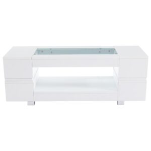 wohnli-moebel-suche-M25074838 Wohnli Möbelsuche - Couchtisch aus gehärtetem Glas mit LED-Beleuchtung,moderner
