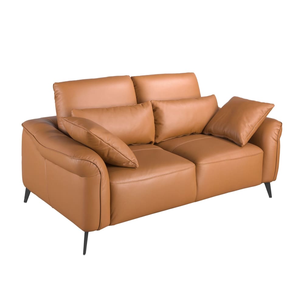 wohnli-moebel-suche-M25075046 Wohnli Möbelsuche - 2-Sitzer-Sofa aus braunem Leder