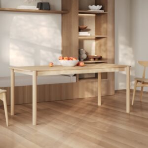 Rechteckiger Esstisch aus Eschenholz für 6 Personen 178x74x78cm Holz Braun Rendez-Vous Déco Möbel Esszimmermöbel Esstische