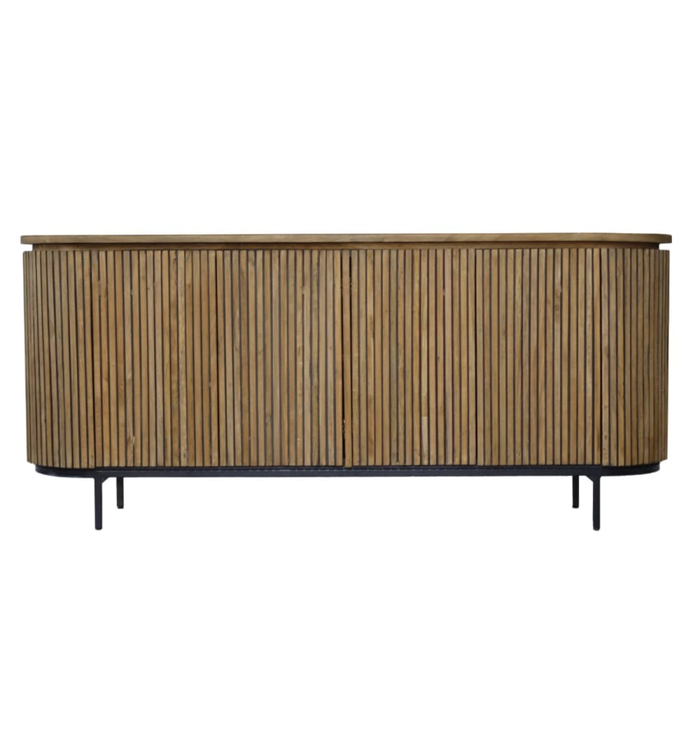 Wohnli Möbelsuche - 180 cm Sideboard aus massivem recyceltem Teakholz