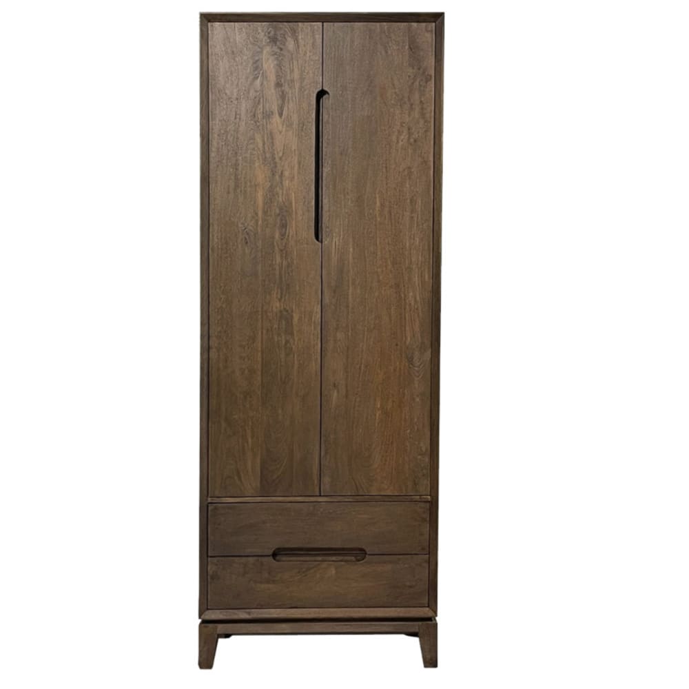 wohnli-moebel-suche-M25075977 Wohnli Möbelsuche - 2-türiger Aufbewahrungsschrank aus gebürstetem holz