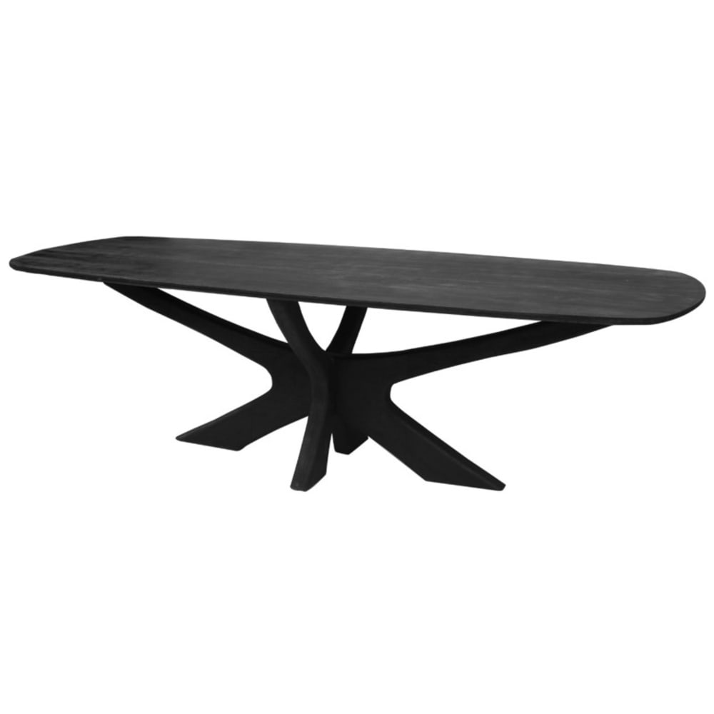 wohnli-moebel-suche-M25075999 Wohnli Möbelsuche - Ovaler Esstisch 10 Personen 250 cm aus schwarzem Holz
