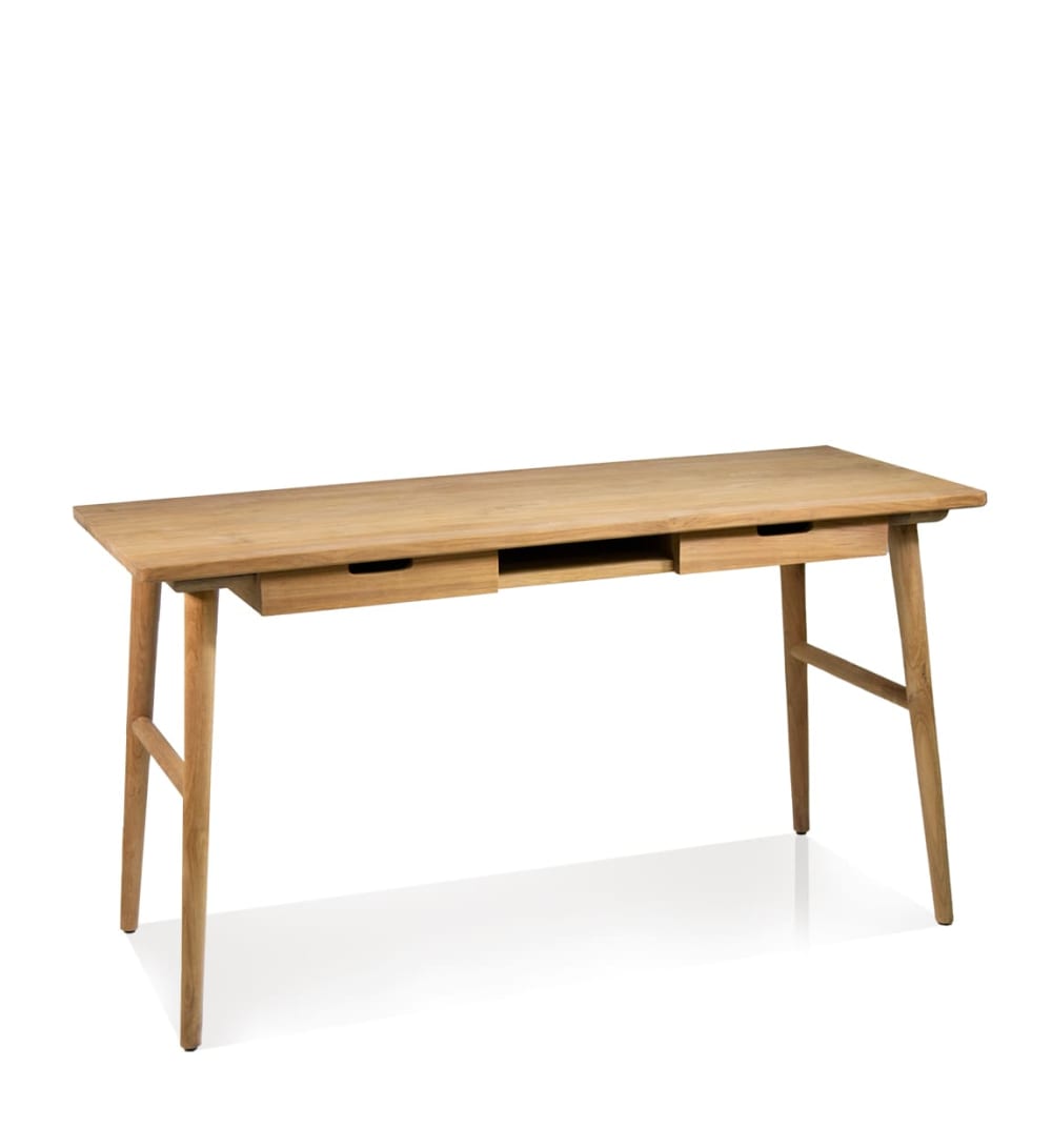wohnli-moebel-suche-M25076011 Wohnli Möbelsuche - Schreibtisch aus Teak beige Breite 140 cm