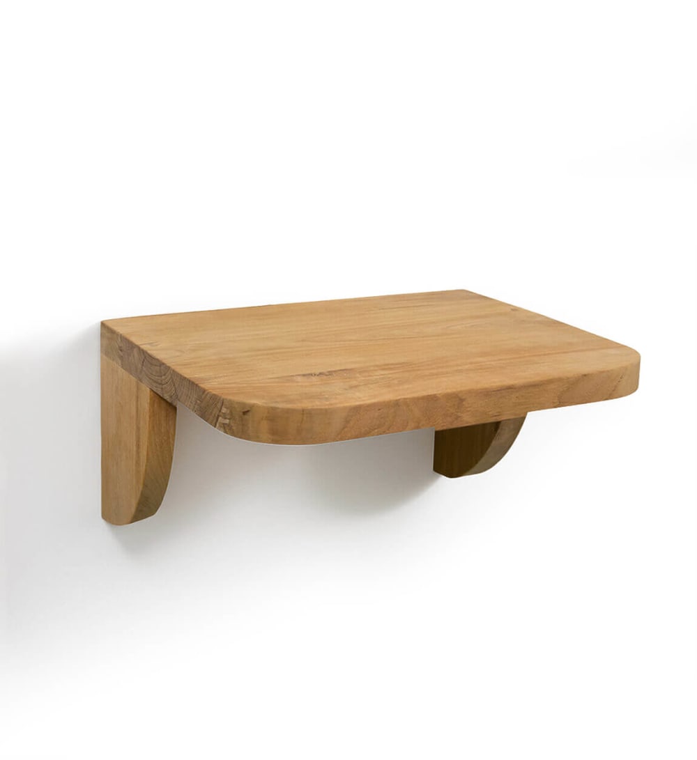 Wohnli Möbelsuche - Regal aus Teak beige Breite 40 cm