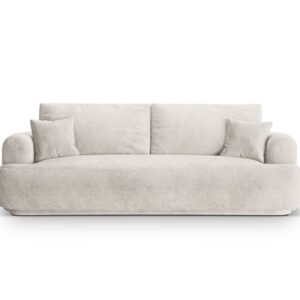 wohnli-moebel-suche-M25076945 Wohnli Möbelsuche - 3-Sitzer Schlafsofa mit Bettkasten aus strukturiertem Stoff beige