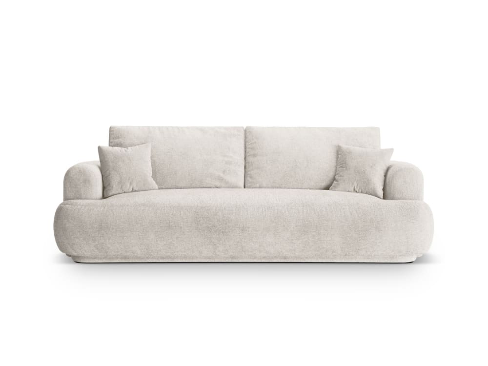 wohnli-moebel-suche-M25076945 Wohnli Möbelsuche - 3-Sitzer Schlafsofa mit Bettkasten aus strukturiertem Stoff beige