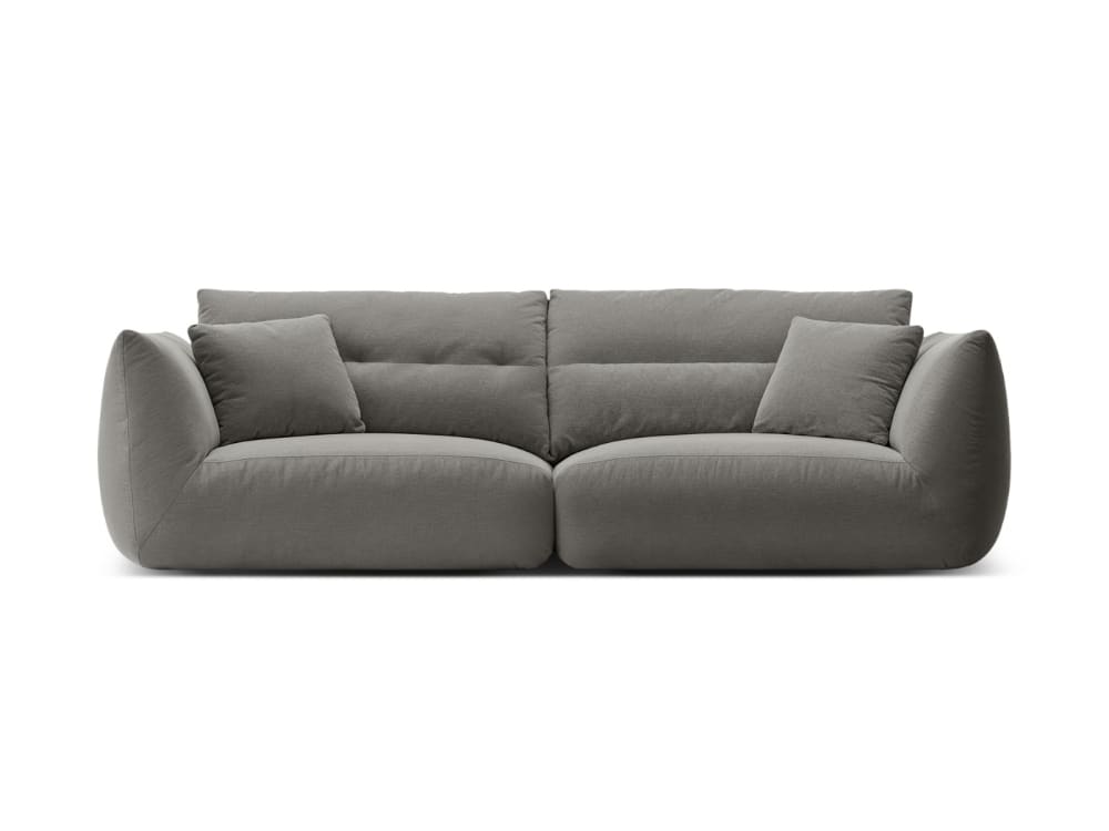 wohnli-moebel-suche-M25077010 Wohnli Möbelsuche - 4-Sitzer modulares Sofa aus Chenille-Stoff dunkelgrau