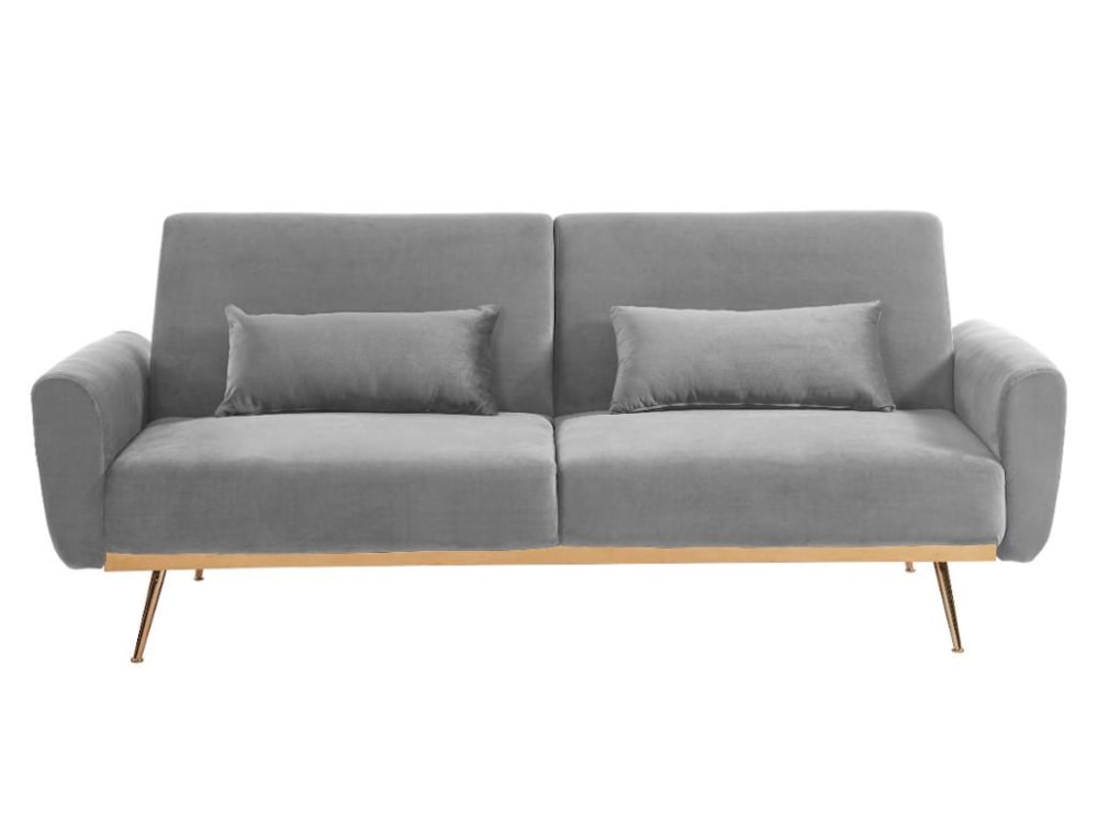 Wohnli Möbelsuche - 3 -Sitzer-Schlafsofa aus Samt