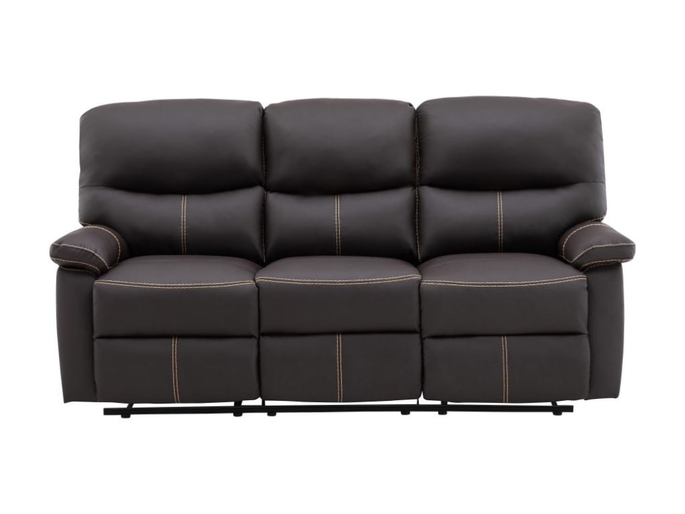 Wohnli Möbelsuche - 3 -Sitzer-Relaxsofa aus Kunstleder