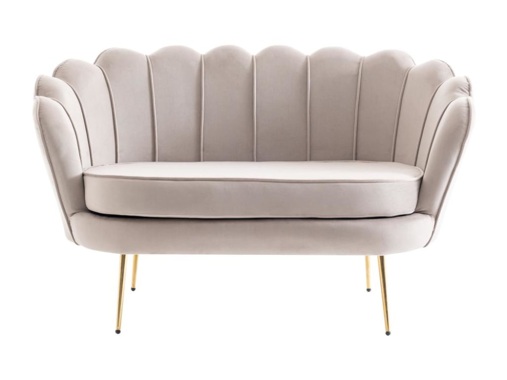 Wohnli Möbelsuche - 2 -Sitzer-Sofa ohne Schlafmöglichkeit aus Samt