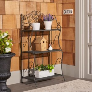 Regal Aus Eisen Schwarz 65x112x5cm Stahl Schwarz Safavieh Möbel Wohnzimmermöbel Regale