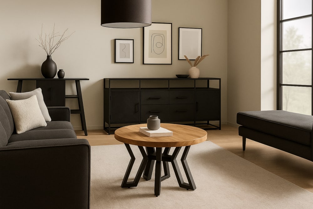 45x90x200cm Holz Schwarz Benoa Möbel Schlafzimmermöbel Kommoden