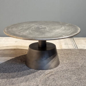 82x41x82cm Metall Silber Benoa Möbel Wohnzimmermöbel Beistelltische