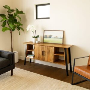 45x85x175cm Holz Braun Benoa Möbel Esszimmermöbel Sideboards, Highboards & niedrige Anrichten