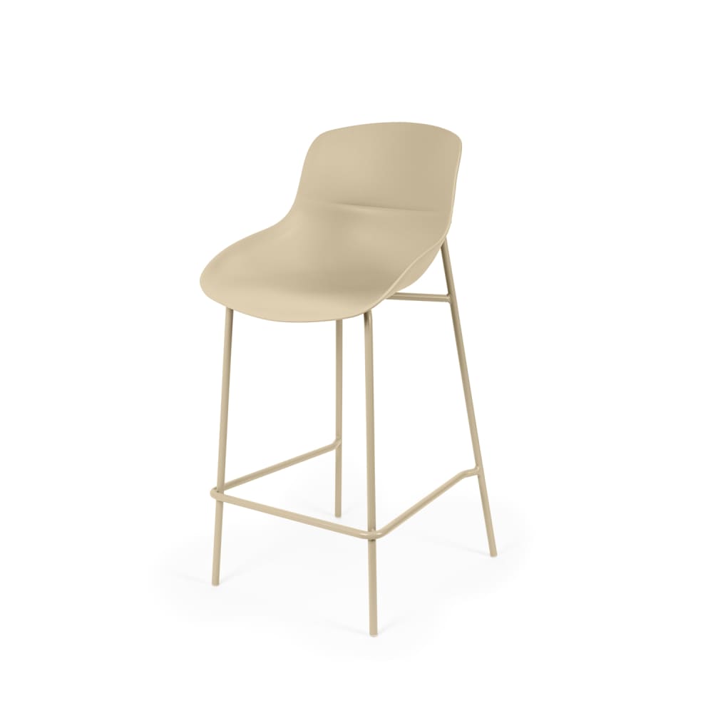 wohnli-moebel-suche-M25079927 Wohnli Möbelsuche - Polypropylen Hocker und Metallbeine beige