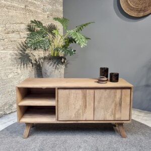 wohnli-moebel-suche-M25079930-1 TV-Lowboard Bibi 120cm, Hellbraun 40x60x120cm Holz Braun Benoa Möbel Wohnzimmermöbel TV-Möbel