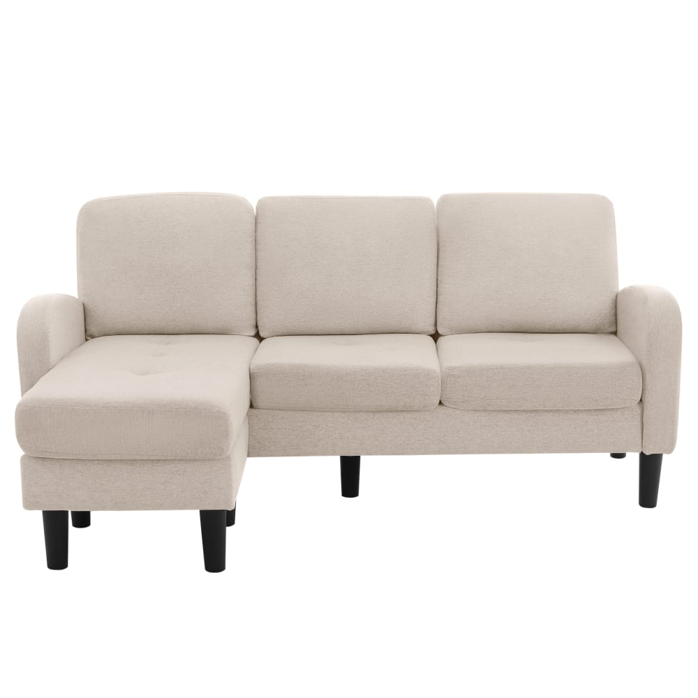 Wohnli Möbelsuche - 3-Sitzer Sofa aus Baumwoll-Leinenstoff