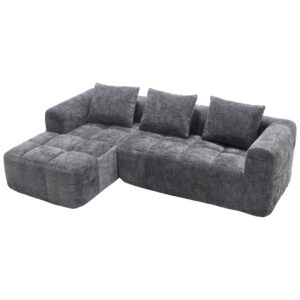 wohnli-moebel-suche-M25080335 Wohnli Möbelsuche - 3-Sitzer Sofa mit grauem Chenillebezug
