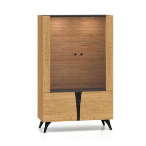 wohnli-moebel-suche-M25080525 Wohnli Möbelsuche - Vitrine mit 2 Glastüren aus MDF