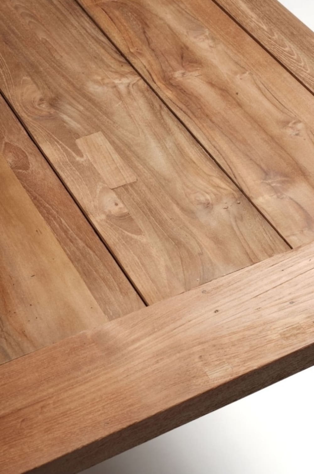 Hoher Esstisch aus Teakholz für drinnen und draußen L150 150x92x80cm Holz Braun Manufactori Möbel Esszimmermöbel Esstische