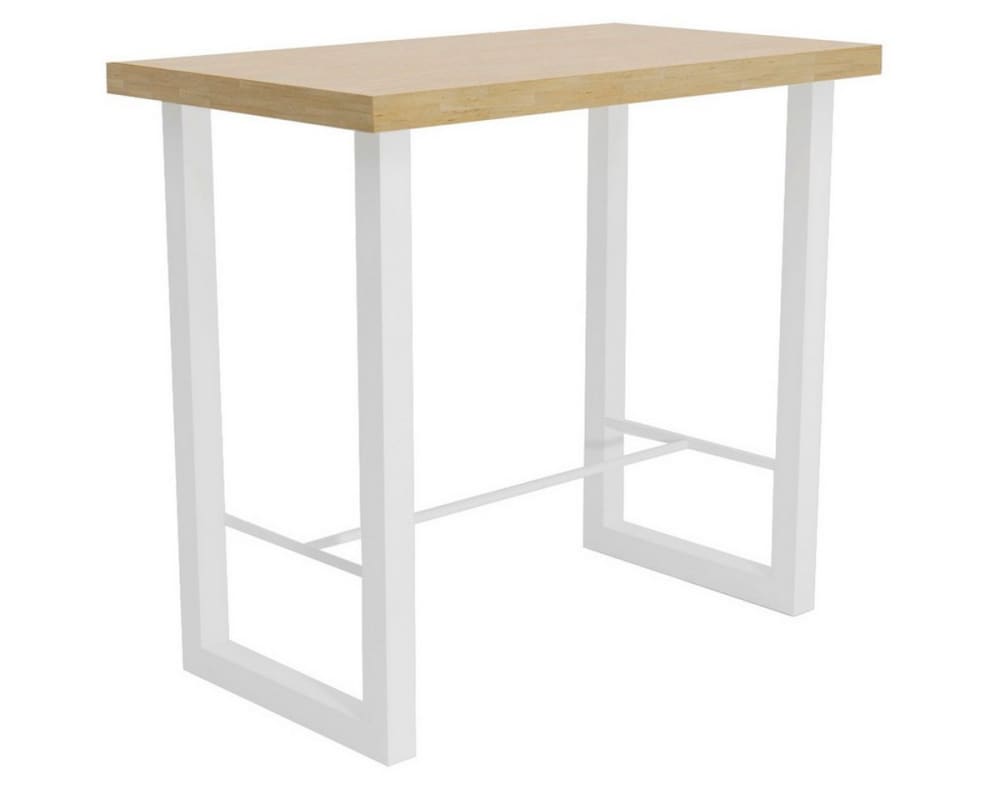 Wohnli Möbelsuche - Stehtisch aus Holz und Stahl im Industrie-Look