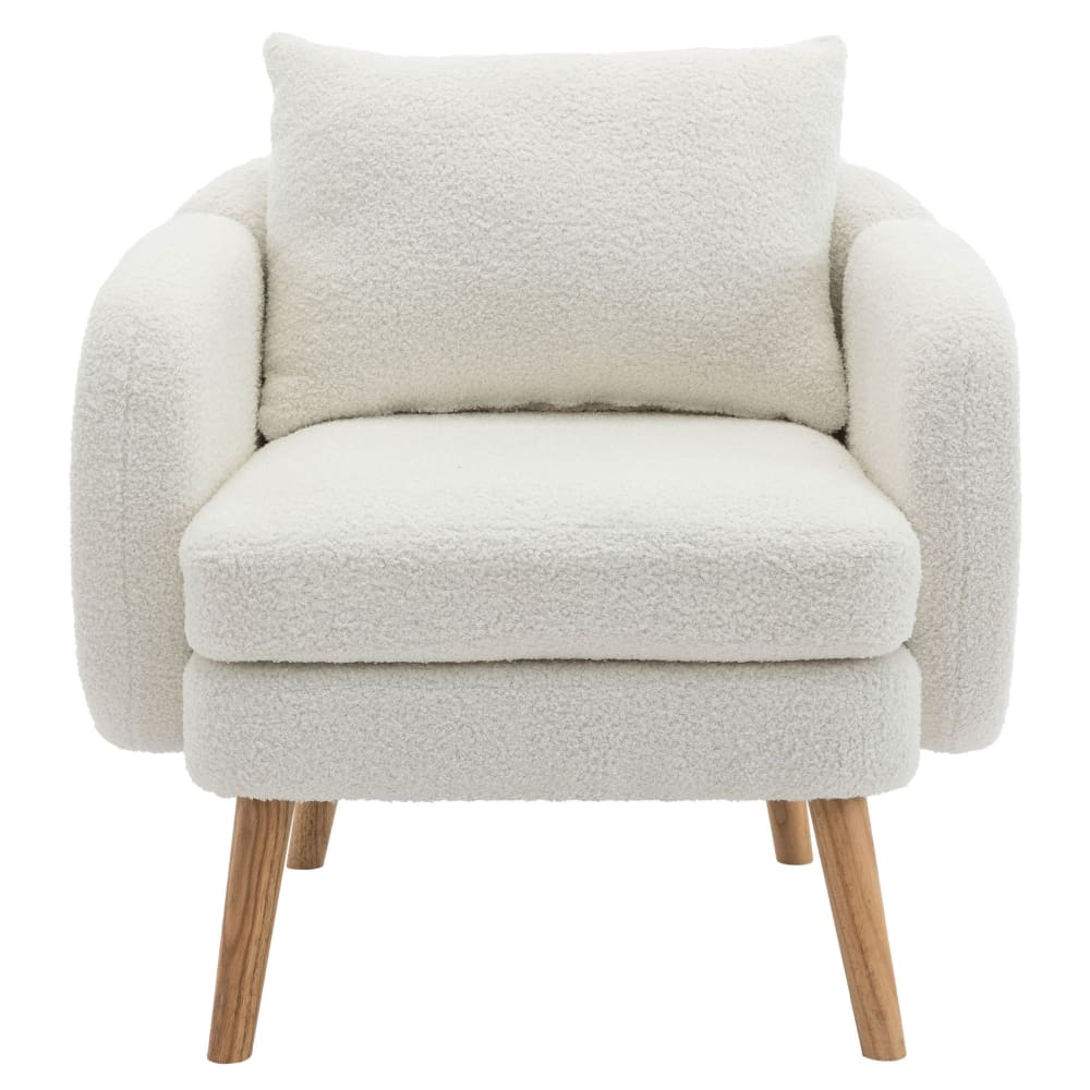 Wohnli Möbelsuche - Einzelner Sofa-Sessel aus Teddy-Samtstoff