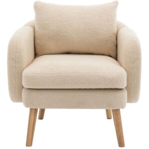 Wohnli Möbelsuche - Einzelner Sofa-Sessel aus Teddy-Samtstoff