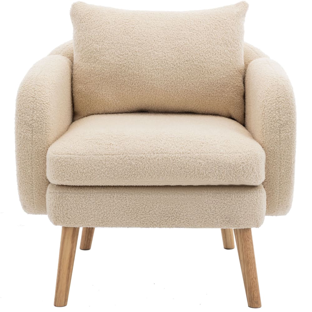 Wohnli Möbelsuche - Einzelner Sofa-Sessel aus Teddy-Samtstoff