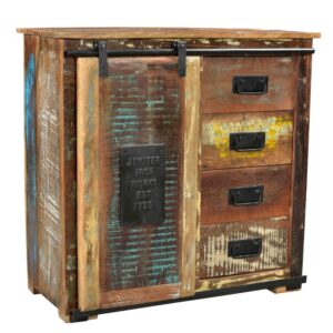 wohnli-moebel-suche-M25081749-1 Schrank aus Holz 38x80x77cm Holz Braun SIT Möbel Möbel Esszimmermöbel Sideboards, Highboards & niedrige Anrichten