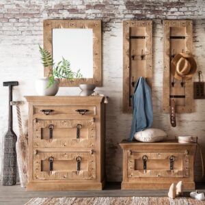 45x50x85cm Holz Braun SIT Möbel Möbel Flurmöbel Schuhschränke