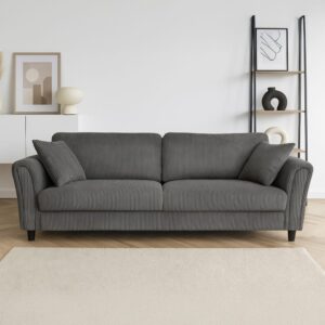 212x87x78cm Holz Grau Concept Usine Sofas und Sessel Sofas 2-Sitzer-Sofas & 3-Sitzer-Sofas