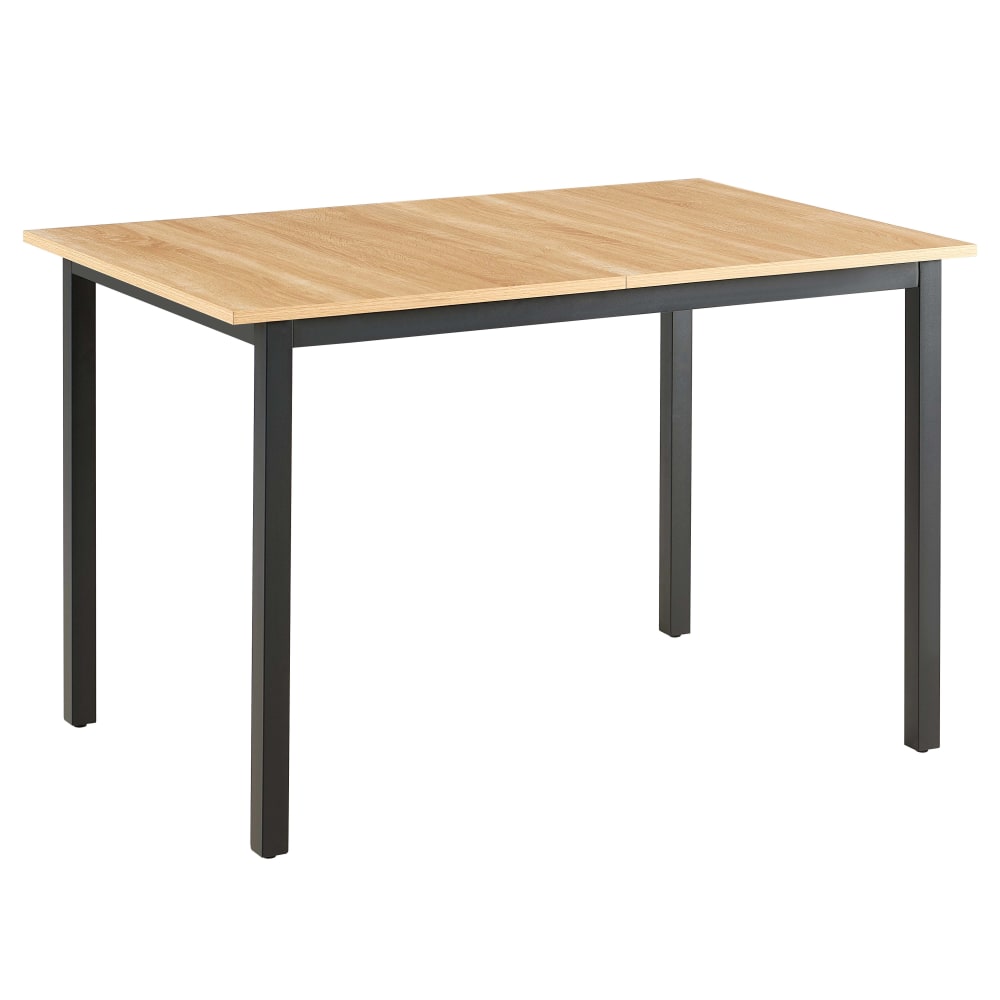 wohnli-moebel-suche-M25082845 Wohnli Möbelsuche - Ausziehbarer rechteckiger Esstisch aus hellem MDF-Holz