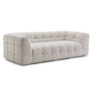 wohnli-moebel-suche-M25082859 Wohnli Möbelsuche - 3-Sitzer-Sofa aus Holz und mattiertem Polyester in Ecru-Optik L 228 cm
