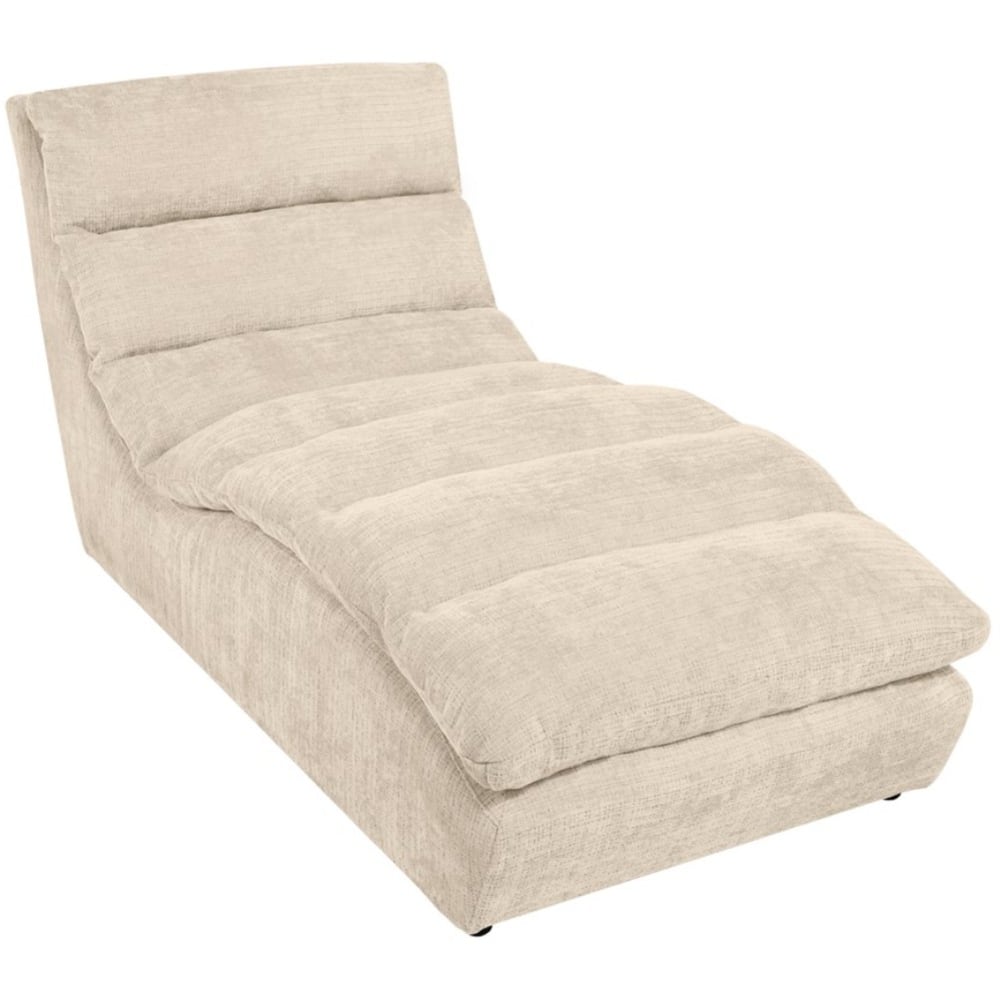 Wohnli Möbelsuche - Chaiselongue aus Chennille Stoff