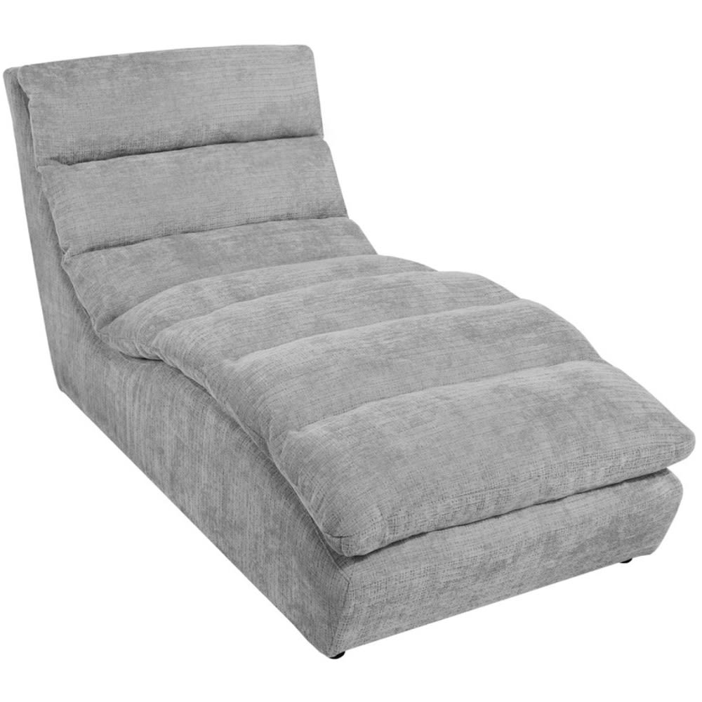 Wohnli Möbelsuche - Chaiselongue aus Chennille Stoff