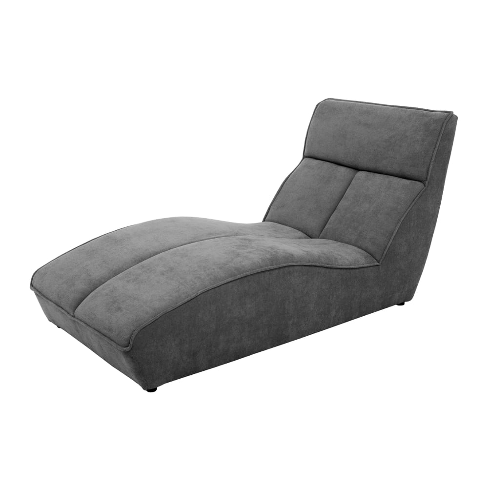 Wohnli Möbelsuche - Chaiselongue aus Velours Stoff