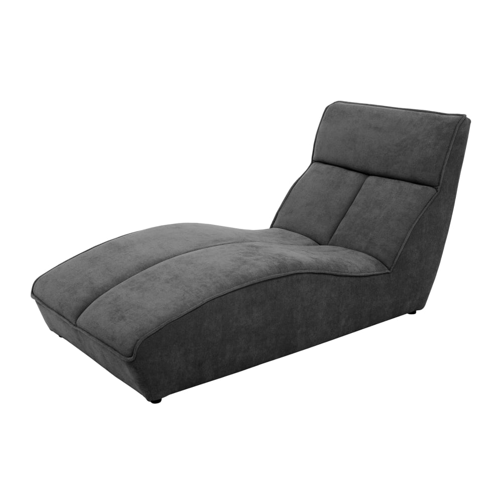 Wohnli Möbelsuche - Chaiselongue aus Velours Stoff