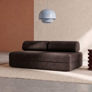 wohnli-moebel-suche-M25085774-1 Modulares 3-Sitzer-Schlafsofa - cordstoff braun 190x70x95cm Samt Braun kimo. Sofas und Sessel Sofas Schlafsofas