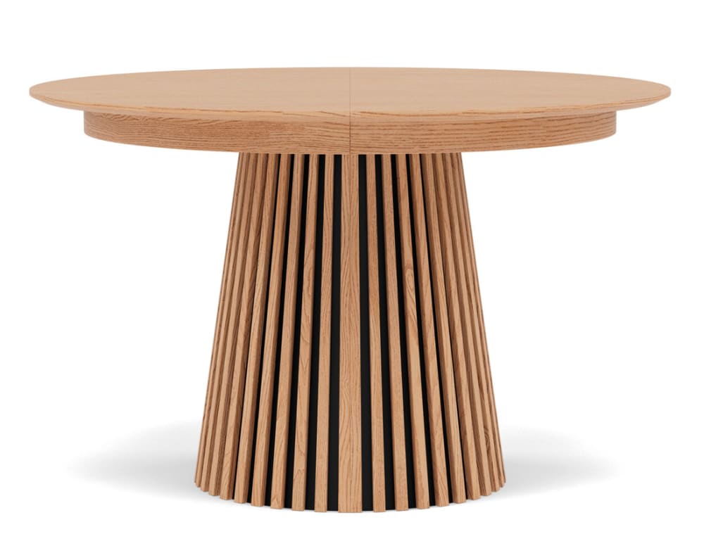 wohnli-moebel-suche-M25086298 Wohnli Möbelsuche - Freya - table à manger ronde extensible - effet bois - 4 à 8 personnes