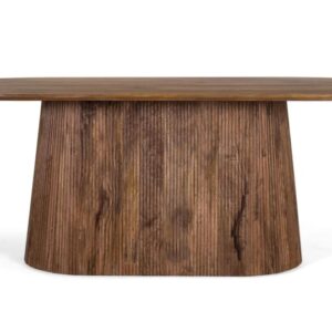 Wohnli Möbelsuche - Esstisch mit ovaler Platte aus Mangoholz 210 cm