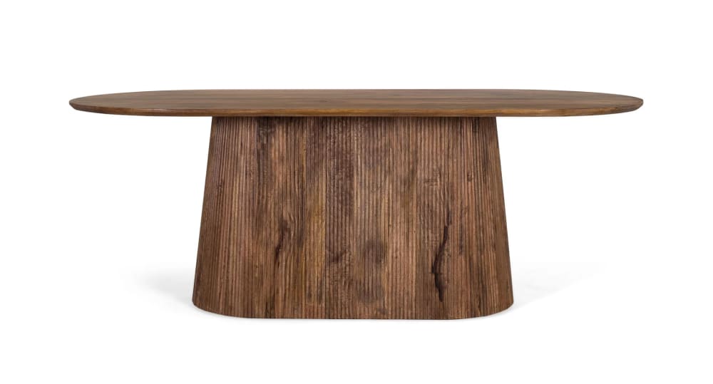 wohnli-moebel-suche-M25088451 Wohnli Möbelsuche - Esstisch mit ovaler Platte aus Mangoholz 210 cm