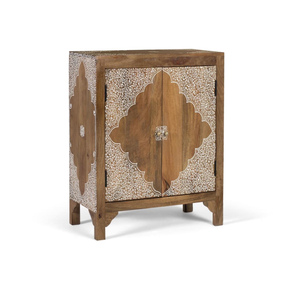 69x85x40cm Holz Braun GINER Y COLOMER Möbel Esszimmermöbel Sideboards, Highboards & niedrige Anrichten