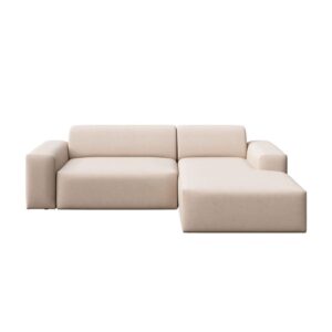 Wohnli Möbelsuche - Ecksofa rechts aus Polyester
