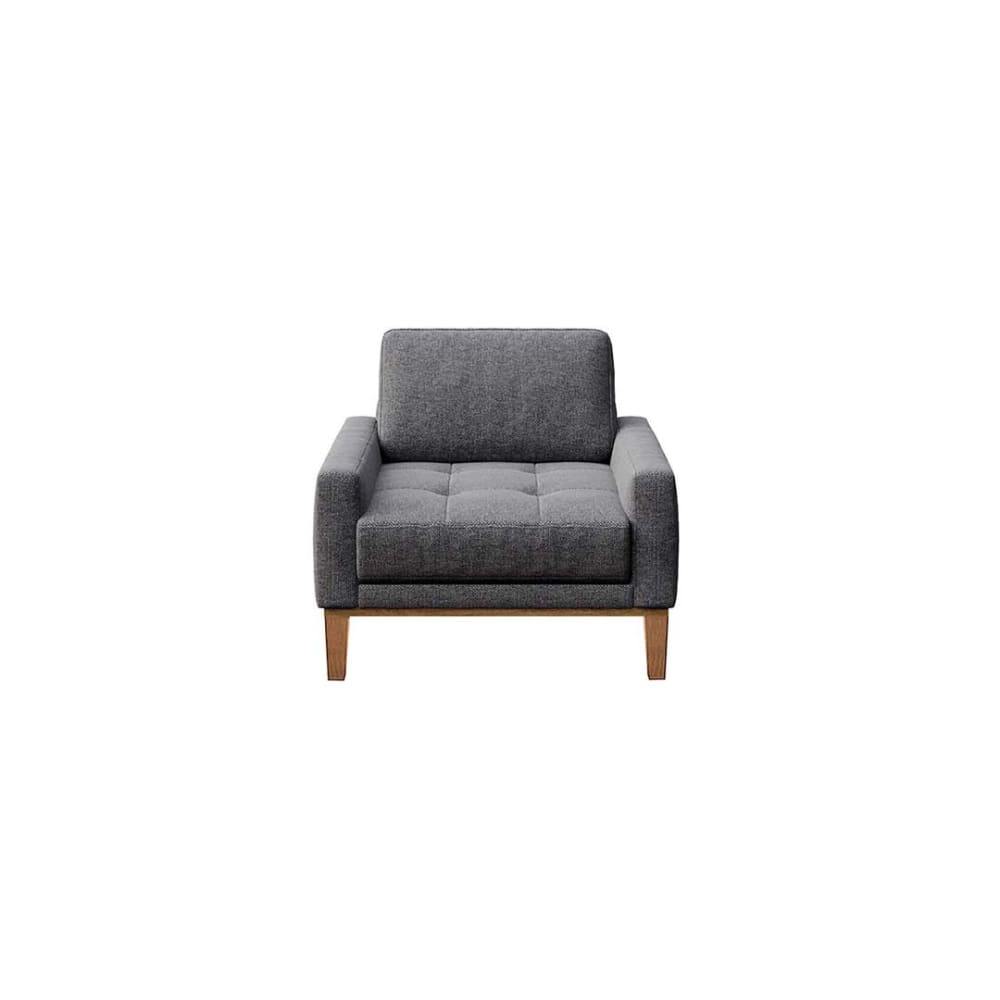 Wohnli Möbelsuche - Sessel aus Polyester dunkelgrau