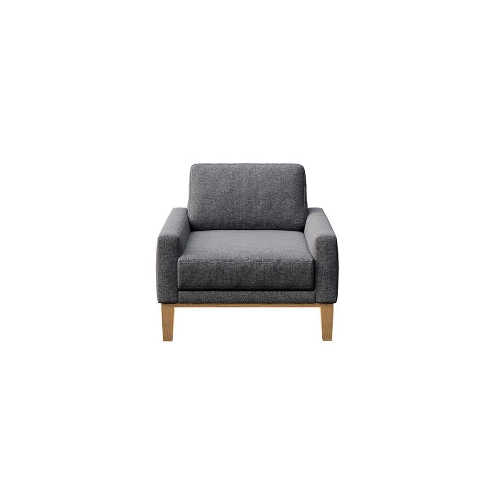 Wohnli Möbelsuche - Sessel aus Polyester dunkelgrau