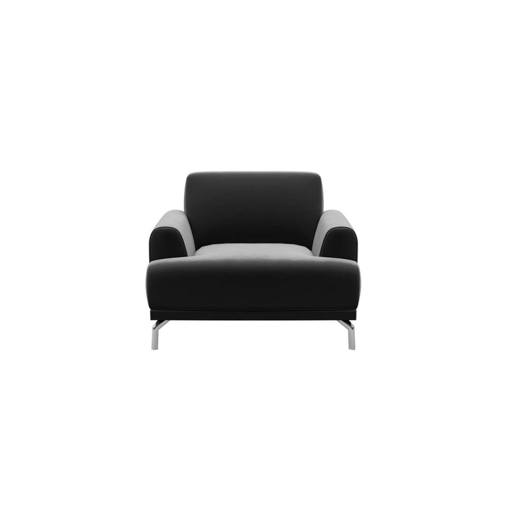 Wohnli Möbelsuche - Sessel aus Polyester dunkelgrau