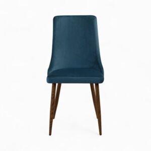 wohnli-moebel-suche-M25090425-1 Set mit 4 Stühlen aus grau-blauem Samt 51x92x58cm Samt Grau Maison Pavane Möbel Esszimmermöbel Stühle