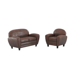 wohnli-moebel-suche-M25090432 Wohnli Möbelsuche - Sofa und Sessel-Set Braun 3-Sitzer