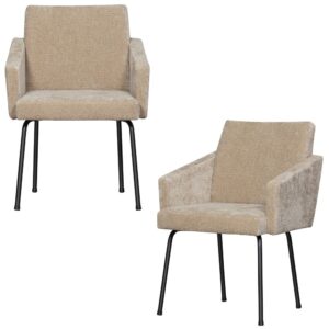 wohnli-moebel-suche-M25090885 Wohnli Möbelsuche - 2er Set Esszimmerstühle aus Chenille