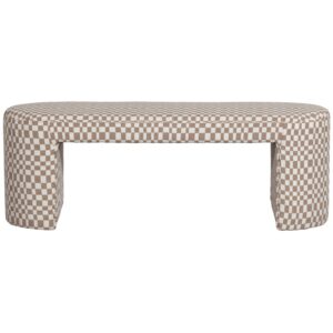 Wohnli Möbelsuche - Bank 2-Sitzer aus Webstoff mit Karomuster